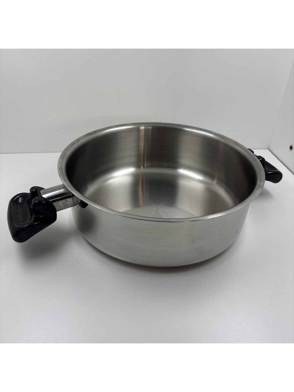 Saladmaster Stainless Steel Dome Lid 10 5/8" x 3.5" Double Handles Pre-Owned